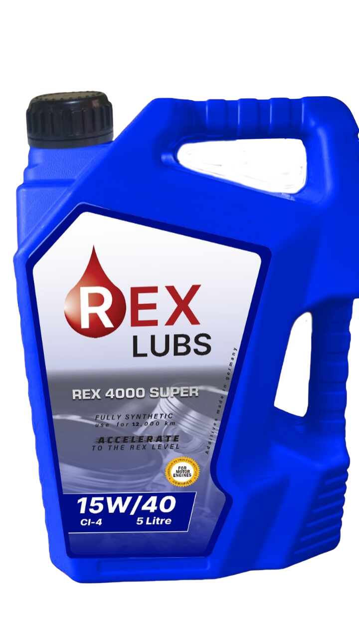 REX 4000 15W40 5L rexlub lubricant oil in lagos