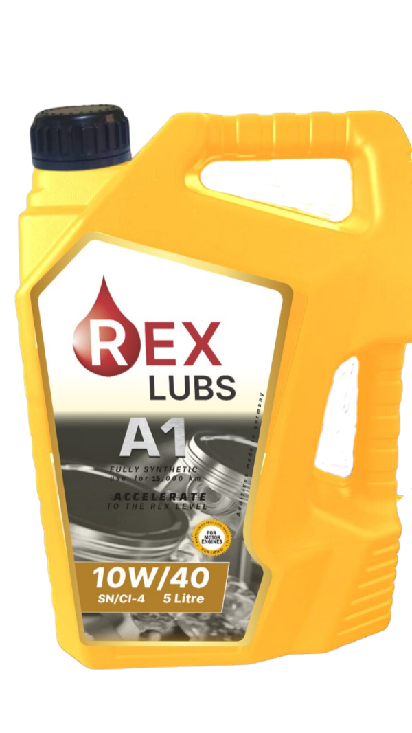 REX A1 10W40 5L lubricant oil in dubai